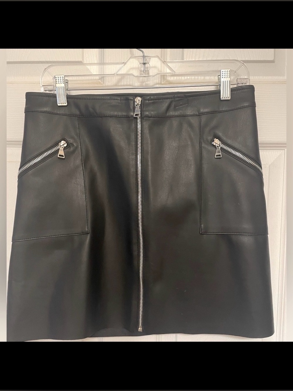 Express Faux Leather Mini Skirt (10)